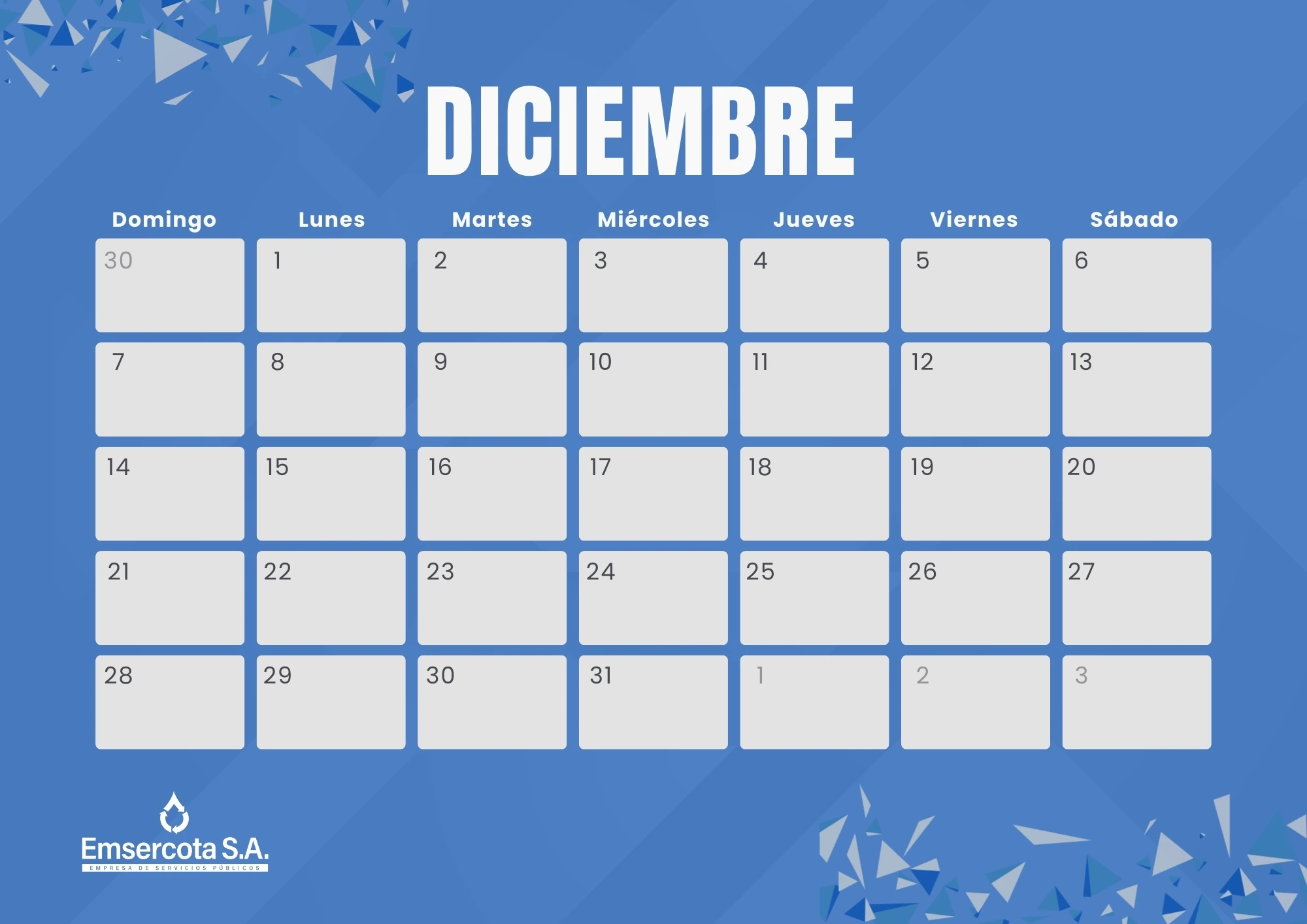 diciembre