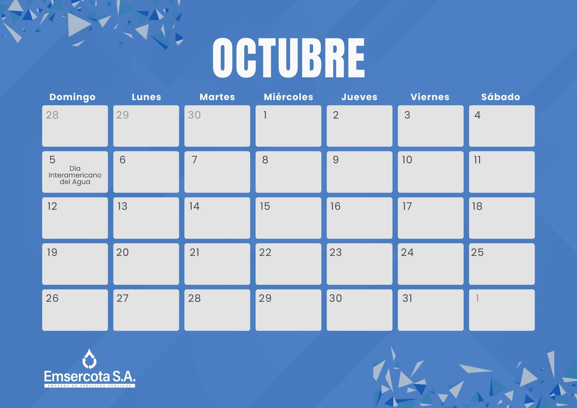 octubre